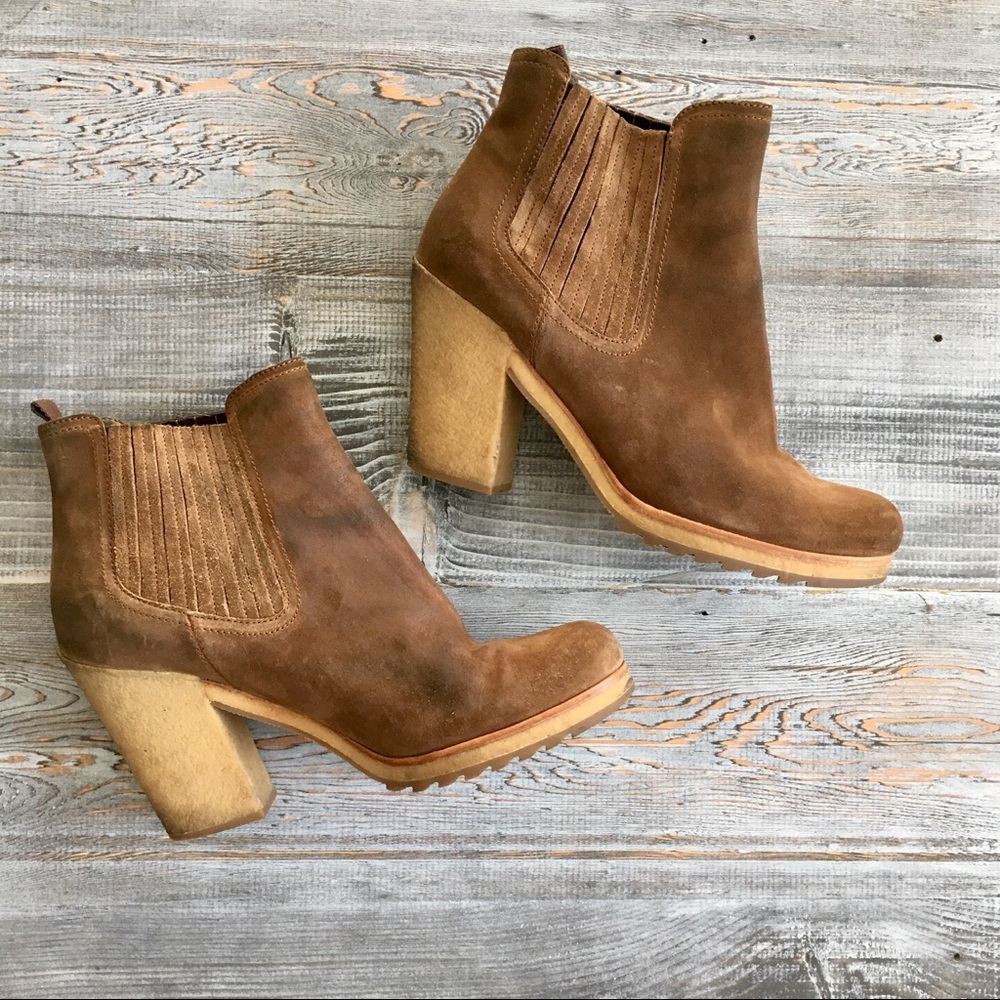 Prada Calzature Donna Suede Ankle Boots sz 11 (41)